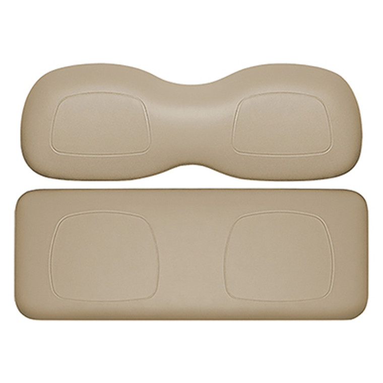 DoubleTake Classic Rear Cushion Set, E-Z-Go RXV 08+, Taupe