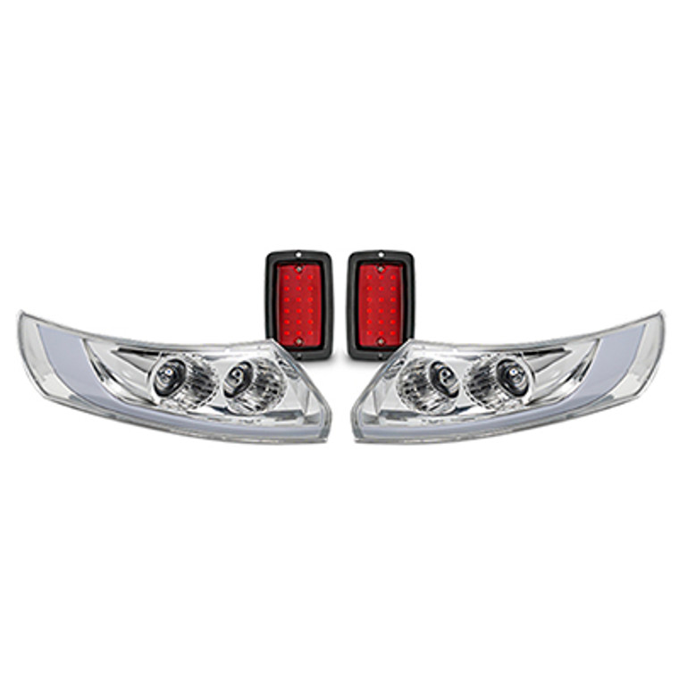 DoubleTake Phoenix Street Legal LED Light Kit, E-Z-Go TXT 96+ DoubleTake Phoenix Street Legal LED Light Kit, E-Z-Go TXT 96+