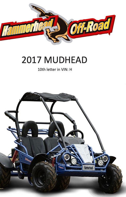 2017-2018 HAMMERHEAD MUDHEAD PARTS SCHEMATIC