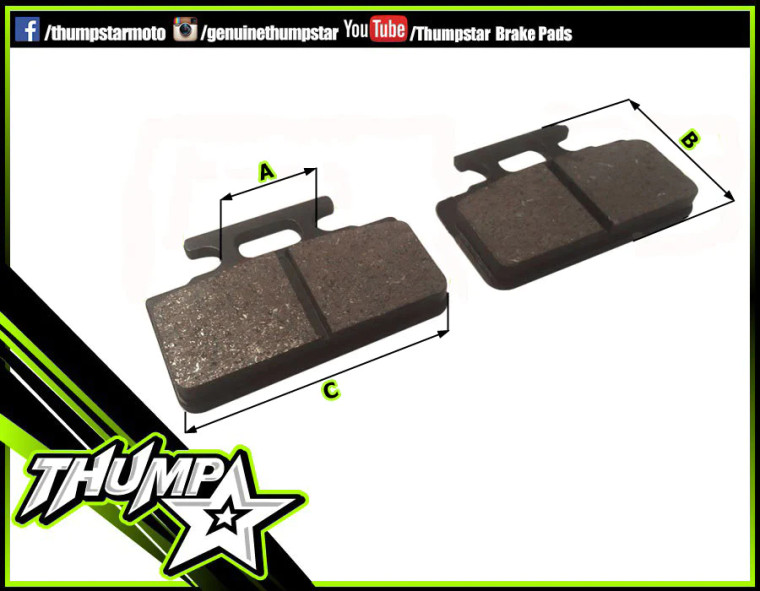 3944 | Front Brake Pad Single Piston
