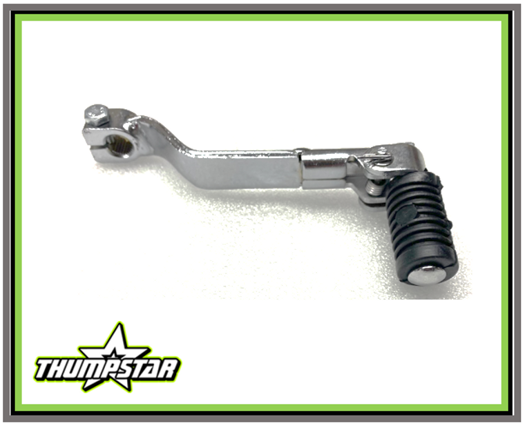 Gear Shift Lever | Fits Thumpstar V5 Models: TSB110, TSK110, TSC125, TSC125, TSX125, TSX140, TSX212. Fits Most Other Motorcycles With a 12mm Shaft. Gear Shift Lever | Fits Thumpstar V5 Models: TSB110, TSK110, TSC125, TSC125, TSX125, TSX140, TSX212. Fits Most Other Motorcycles With a 12mm Shaft.