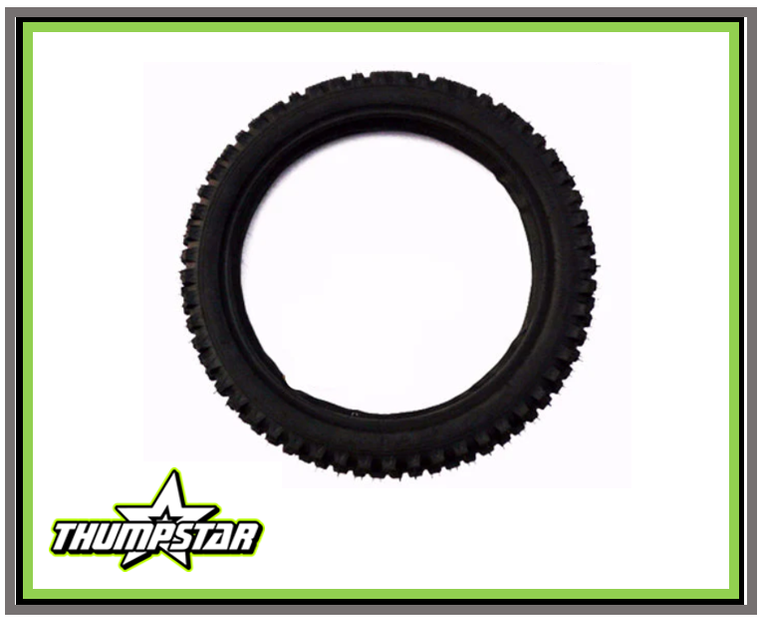 12" Rear Tire with Tube for Thumpstar TSB125, TSX125, TSC125