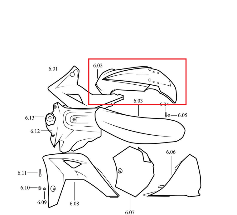 8049 | Front Fender | MX85