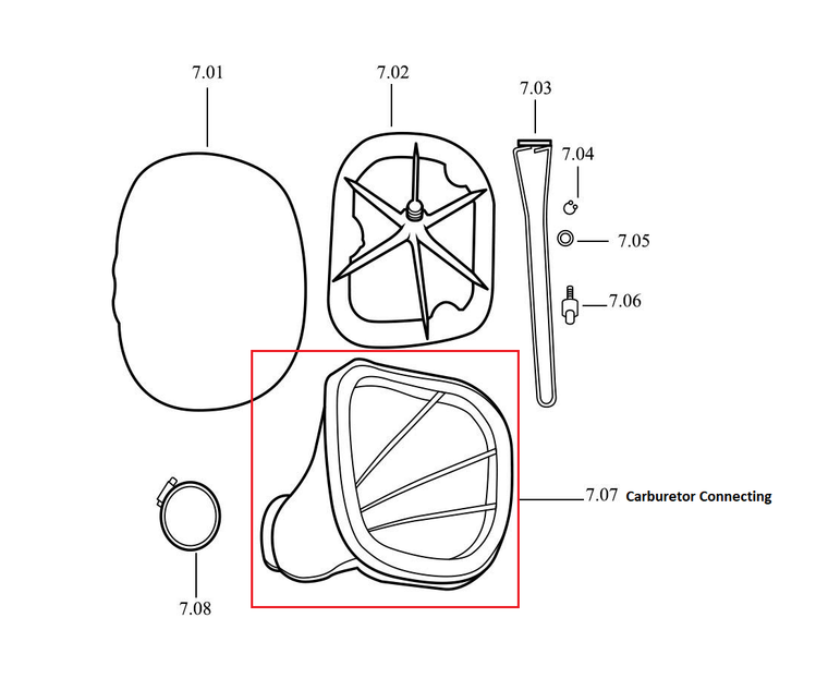 8027 | Carburetor Connector | MX85