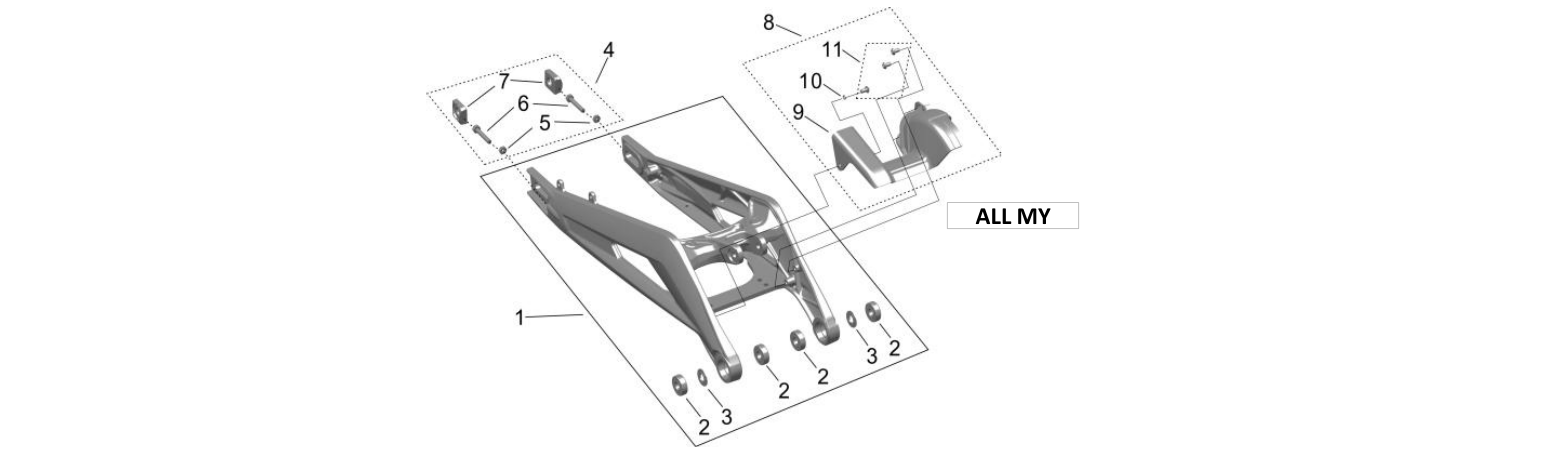 2. Swingarm Assy.