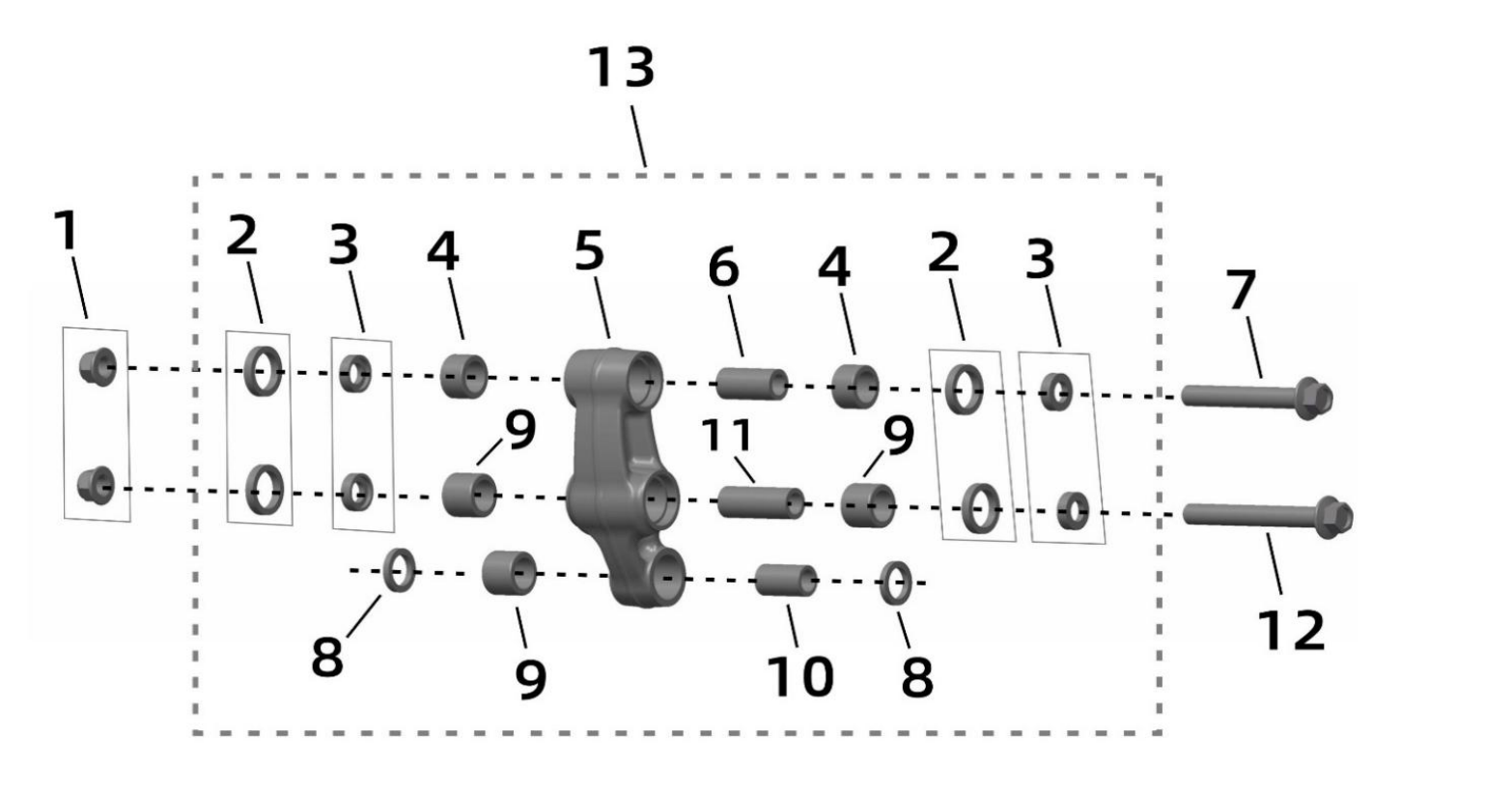 17. Triangular Cantilever Assy.