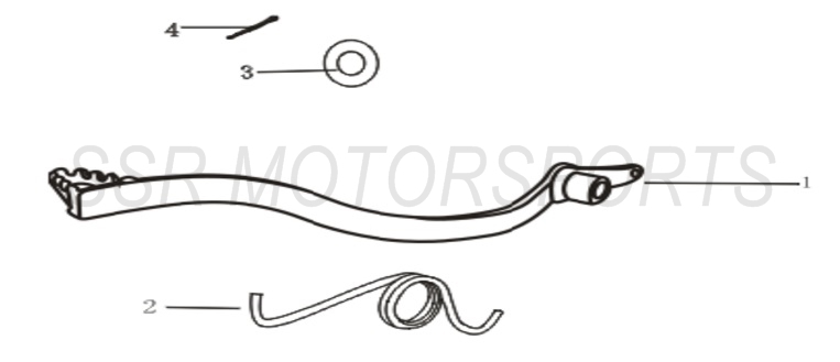 Rear Brake Pedal