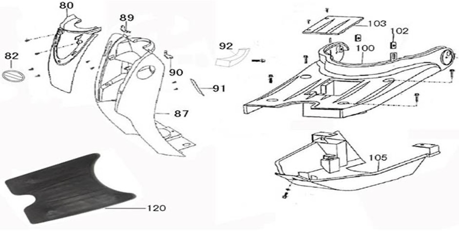 Wolf Islander (Front Cover/Foot Board)