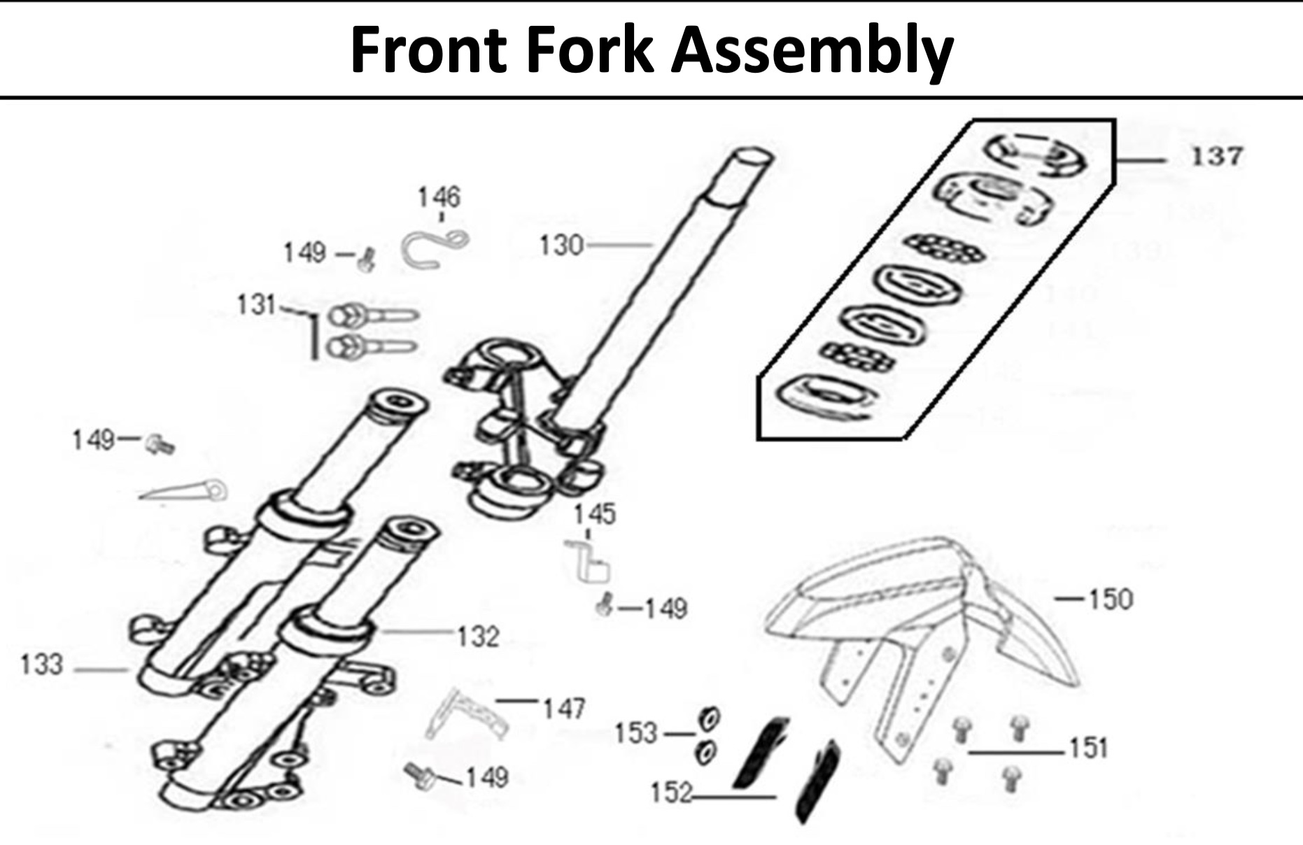 Front Fork Assembly