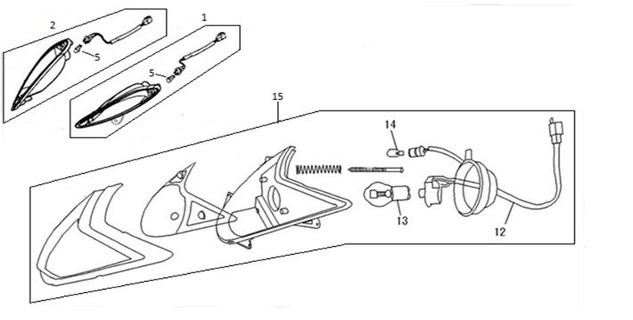 Wolf Rx 50 (Headlight Assembly)
