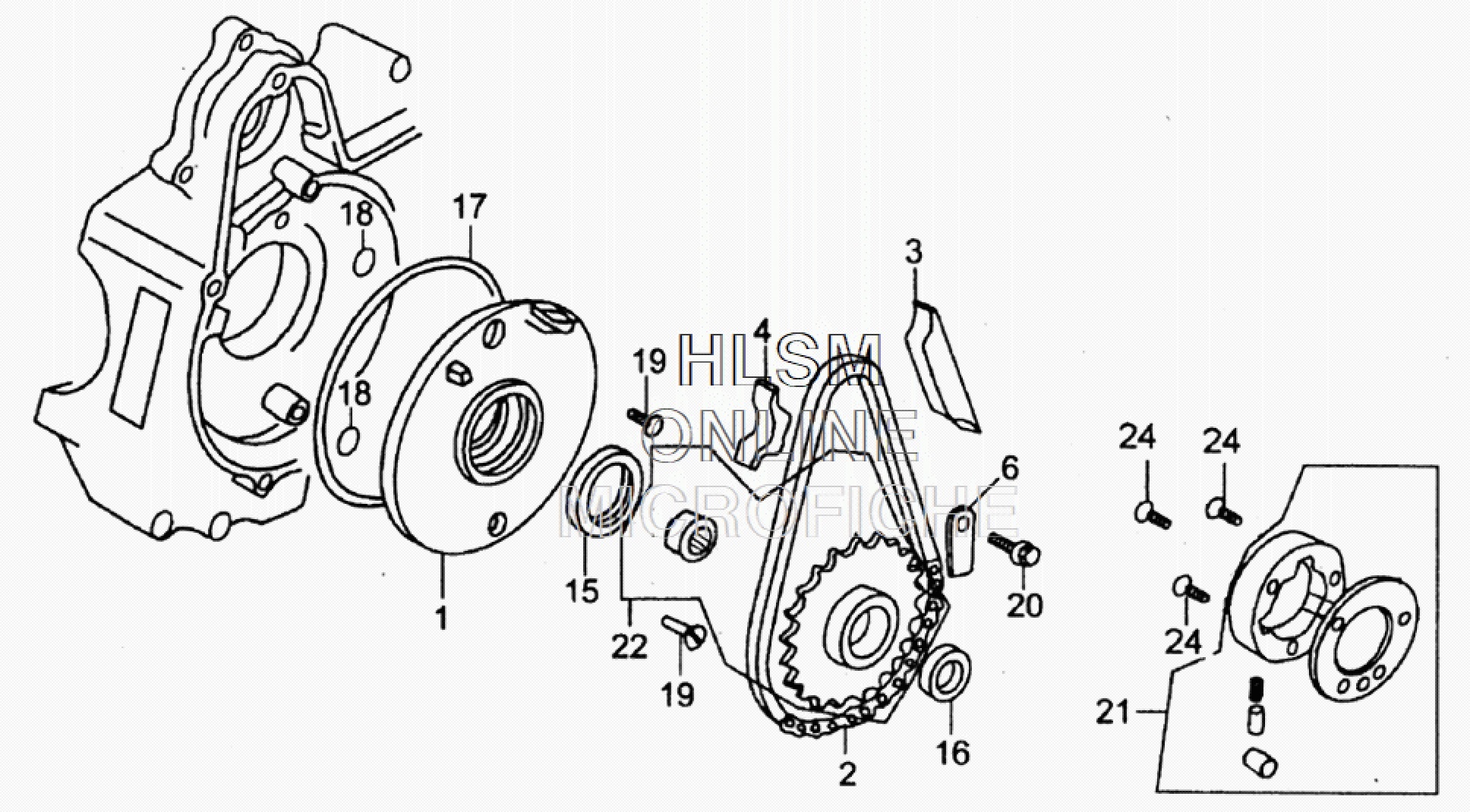 STARTER - SPROCKET COMPONENT