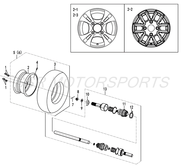 Front Wheel / Axle