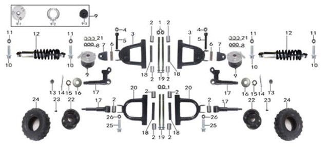 Tao Rock 110 (Front End Assembly)