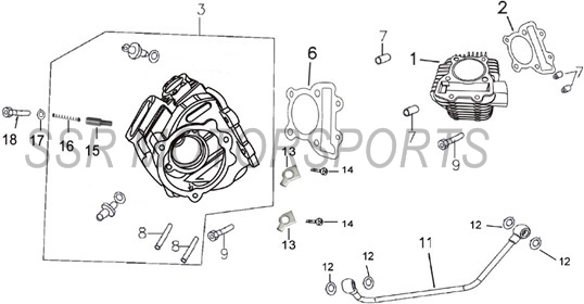 Cylinder Head & Cylinder Assy.