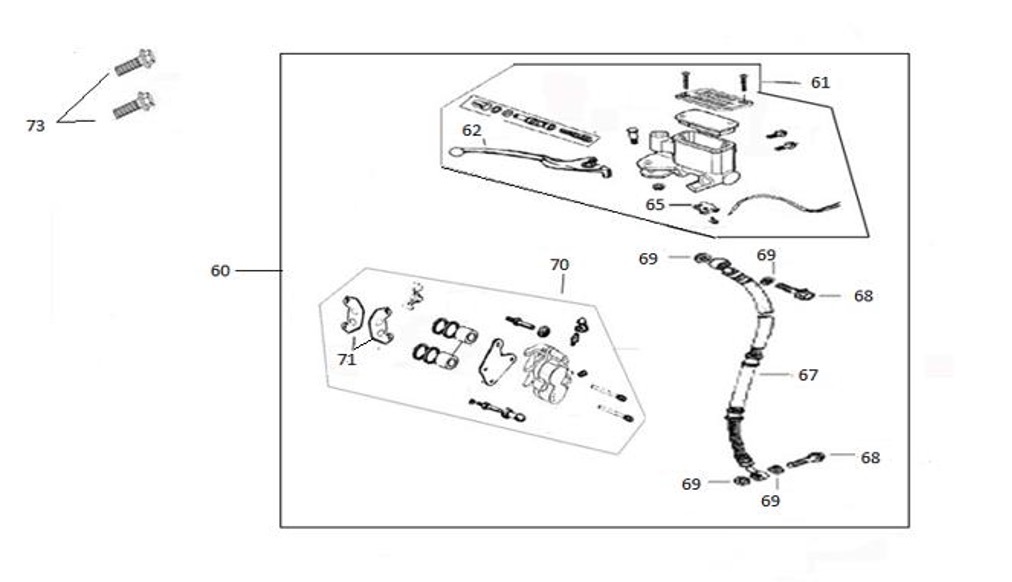 Wolf Rugby (Front Brake Assembly) Wolf Rugby (Front Brake Assembly)