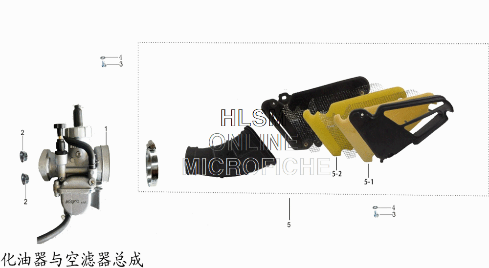 Carburetor W/ Air Intake Assembly