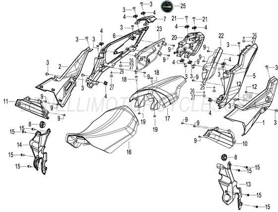 Seat & Tail Cowling