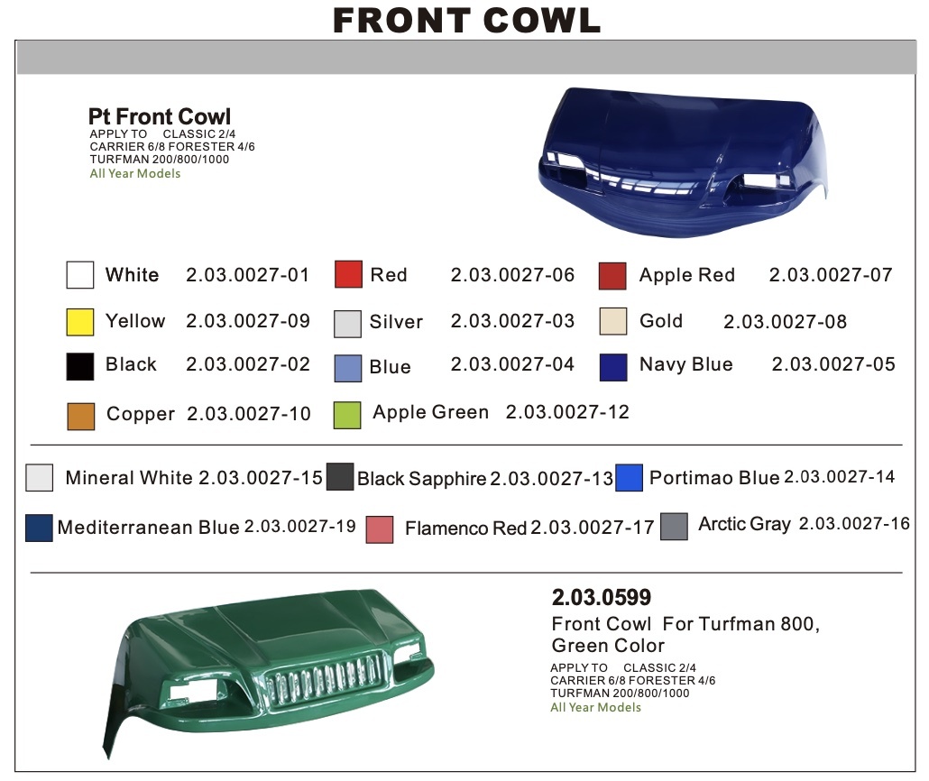 Front Cowl Front Cowl