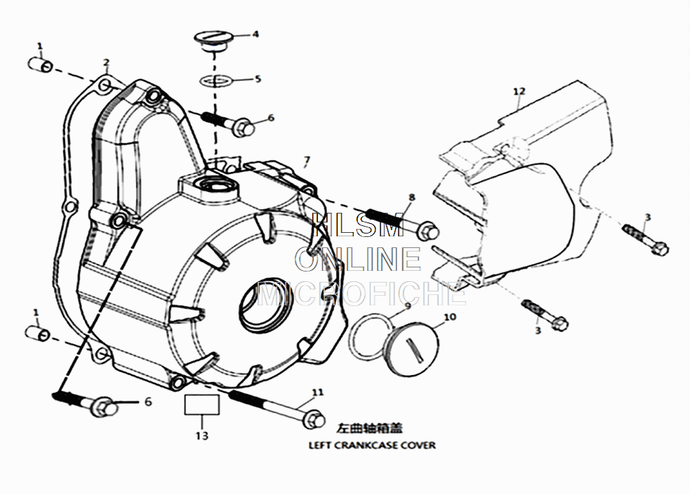 Crankcase Cover - Left