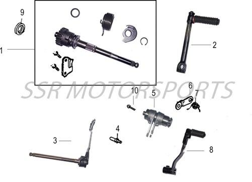 GEARSHIFT DRUM & KICKSTARTER