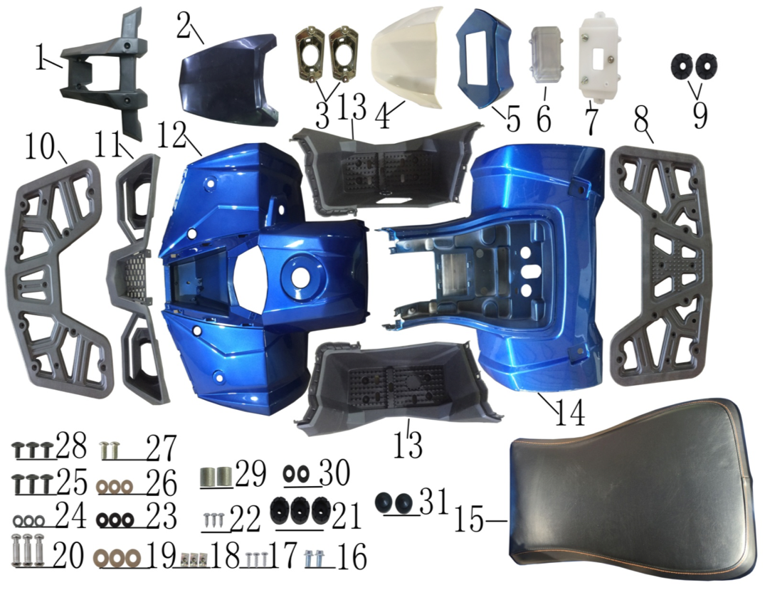 Mudhawk 10 (Body & Plastic Parts)