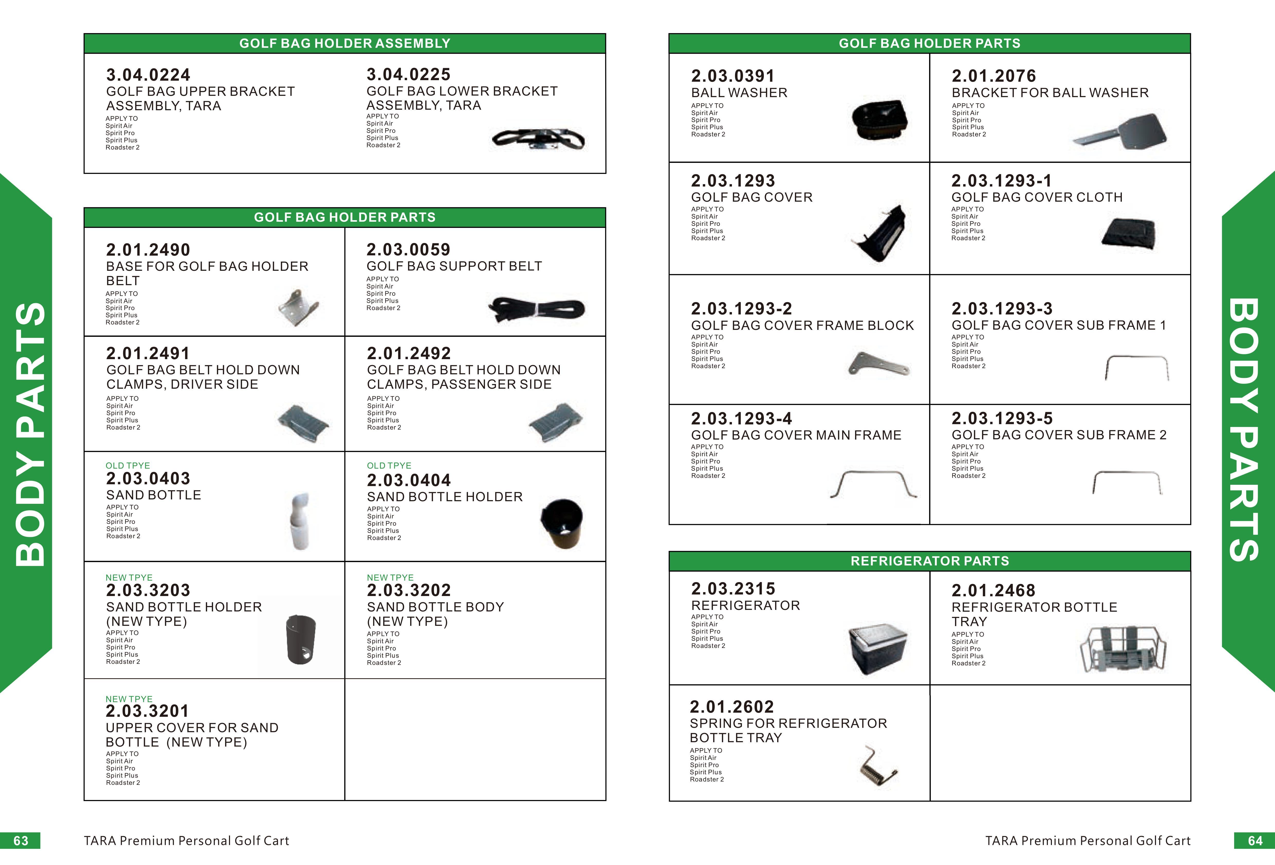 Golf Bag Holder/Refrigerator
