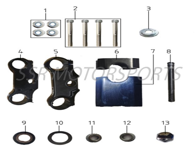 UPPER & LOWER TRIPLE CLAMP