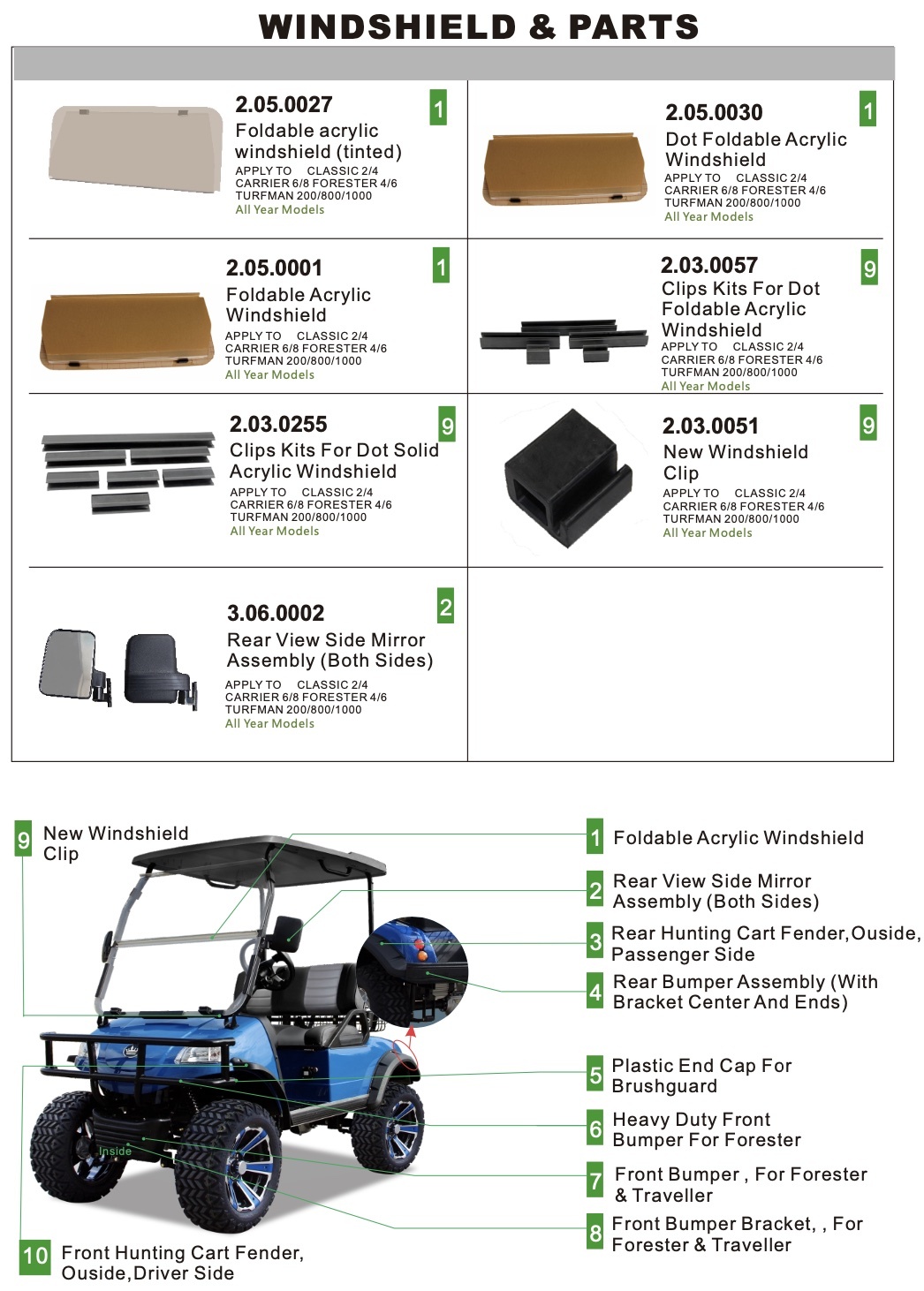 Windshield & Parts Windshield & Parts