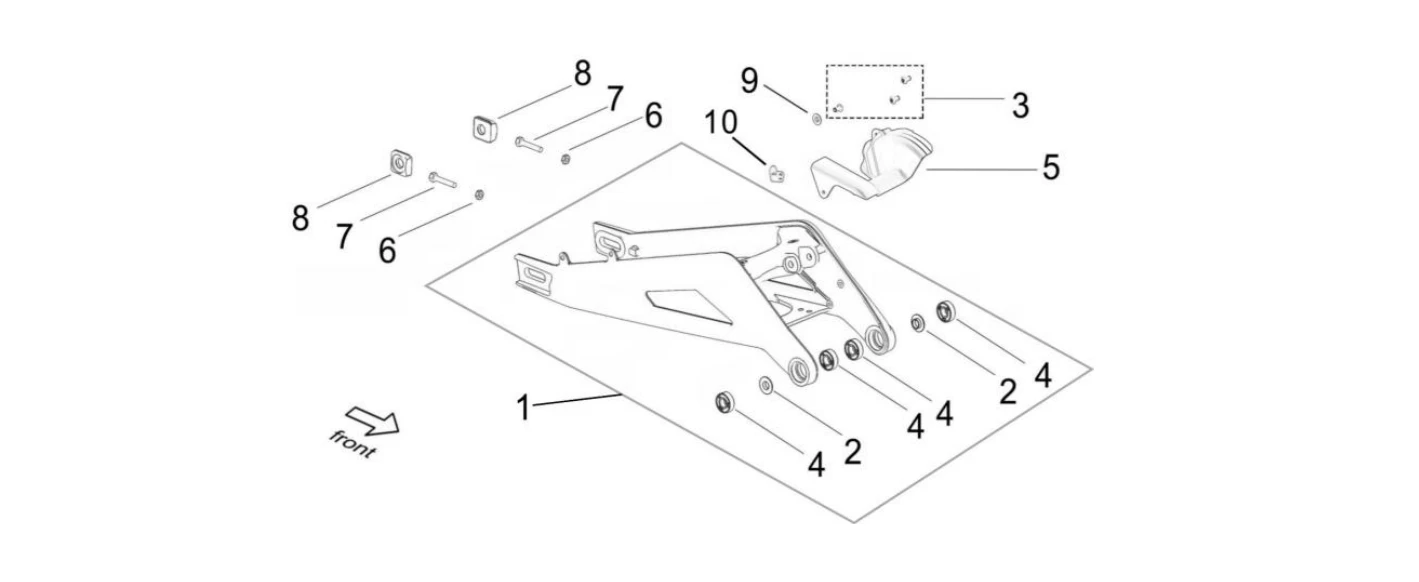 7. Swingarm / Midshaft