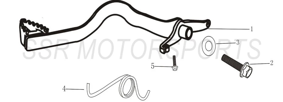 Rear Brake Pedal