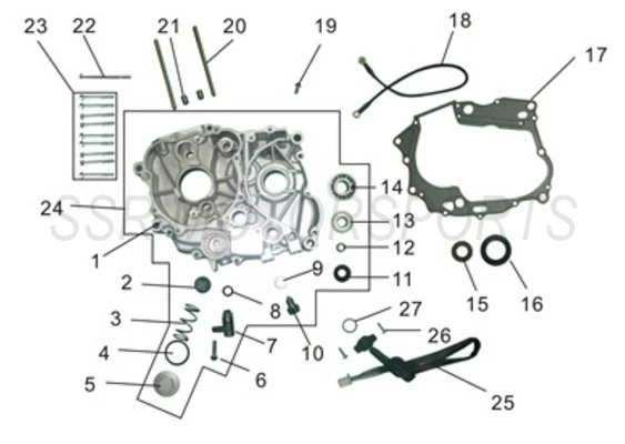 Left Crankcase Half