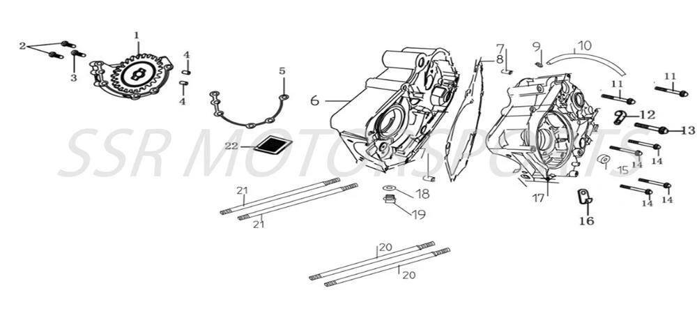 Crankcase & Oil Pump - 3P