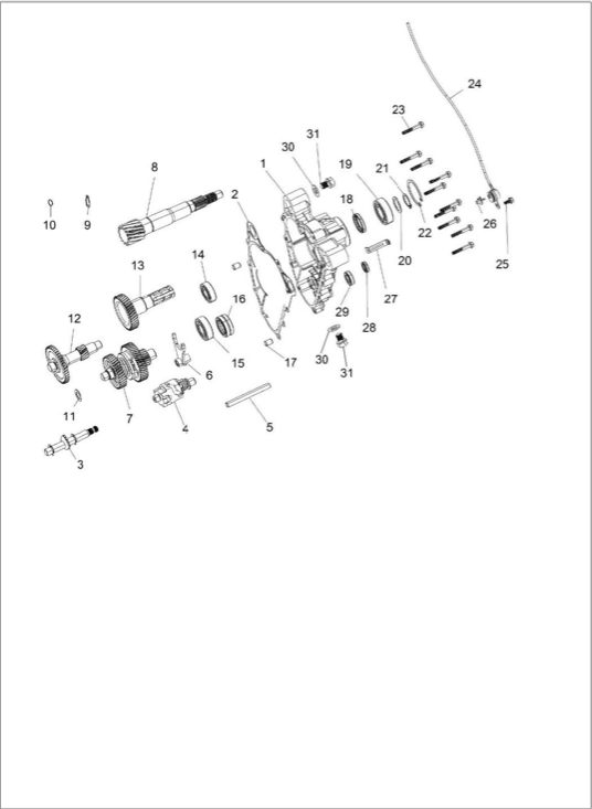 Drive Train Main Gear Case
