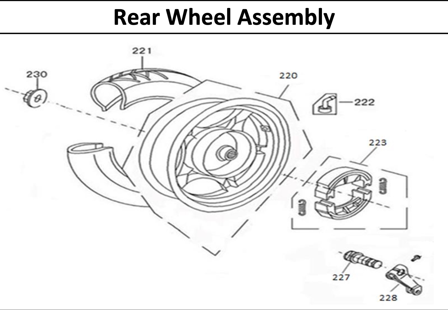 Rear Wheel Assembly