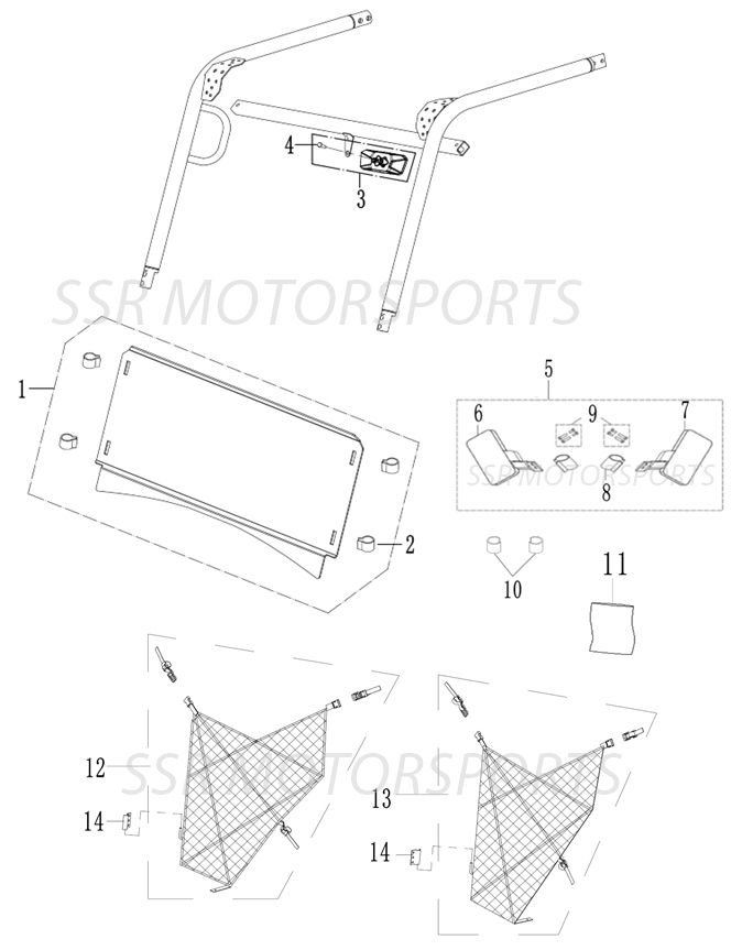 Windshield, Doors & Mirrors