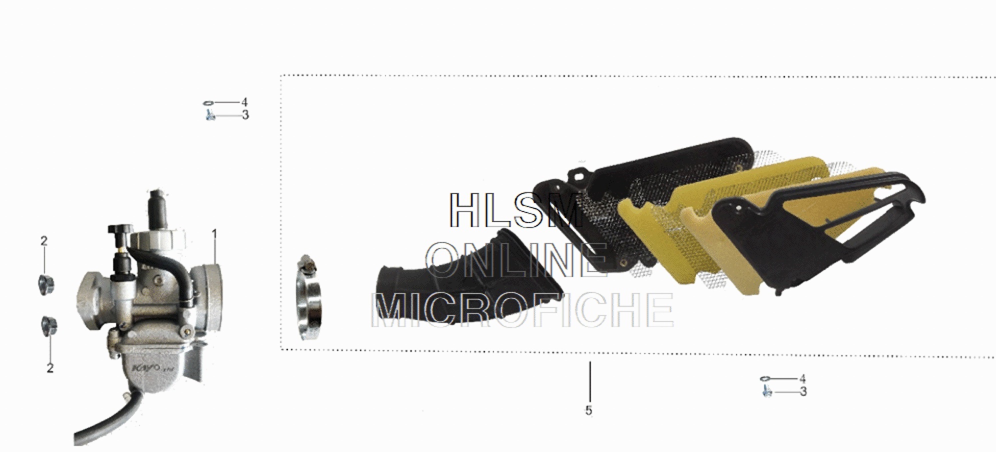 Carburetor W Air Intake Assembly