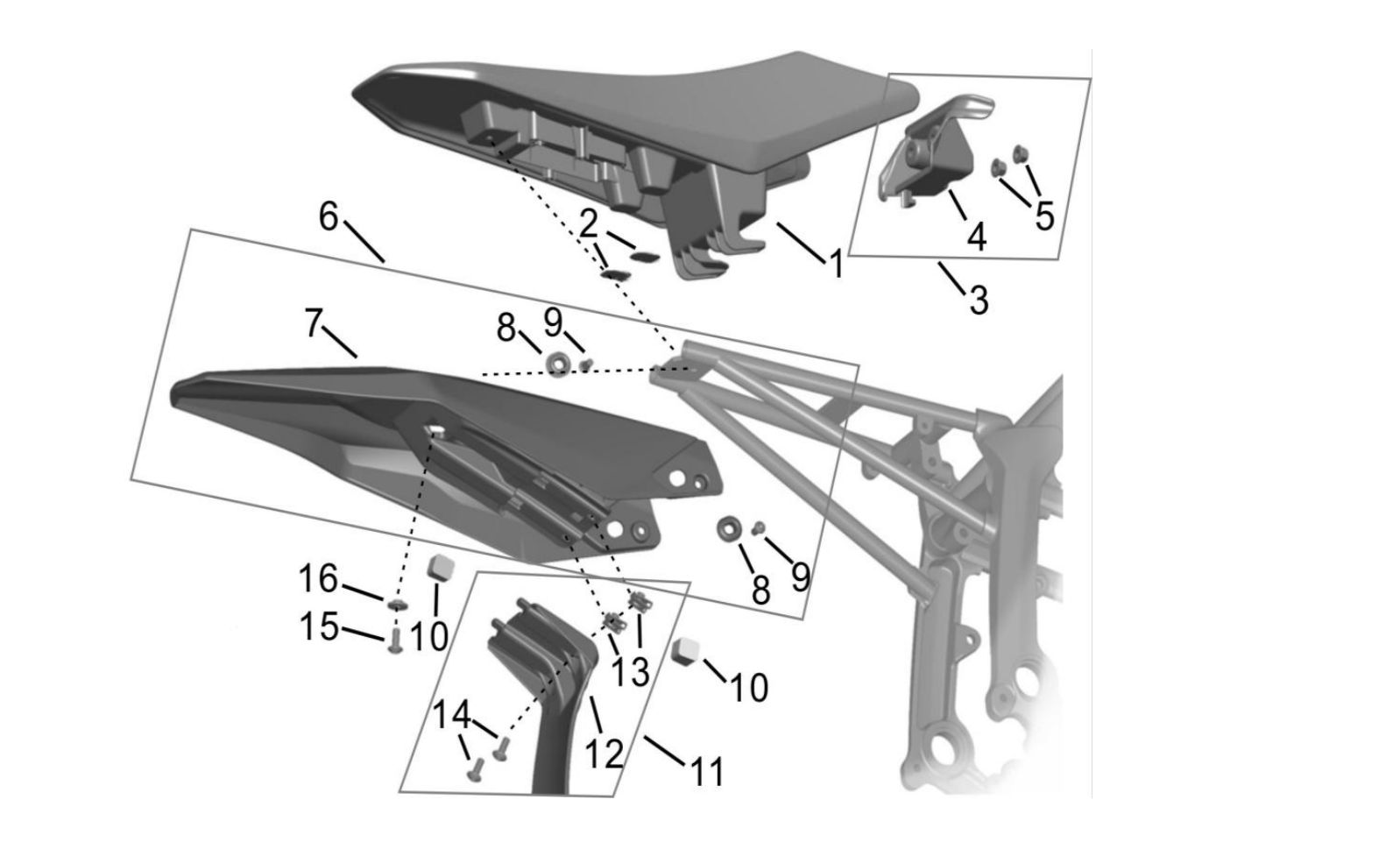 25. Seat / Rear Fender