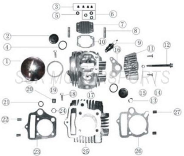 Cylinder Head (SR125AUTO)