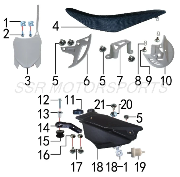 Fuel Tank & Seat