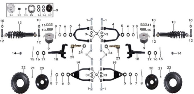 Tao TForce/T125 (Front End Assembly)