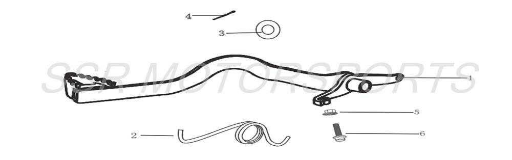 Rear Brake Pedal