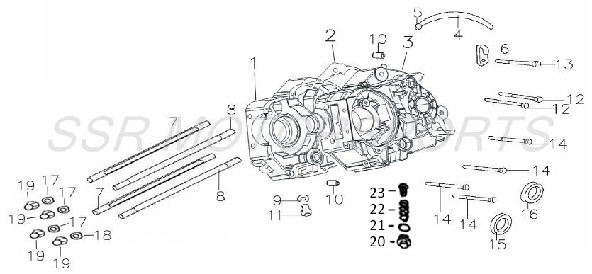 Crankcase (TR160)