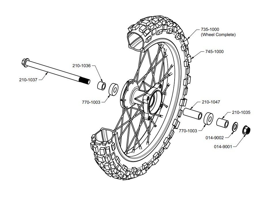 ETM RTR Front Wheel