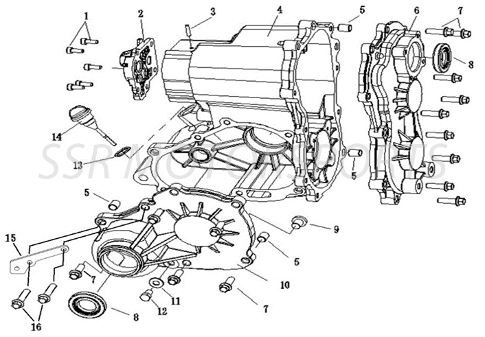 Gearbox (Bison 400U) Gearbox (Bison 400U)