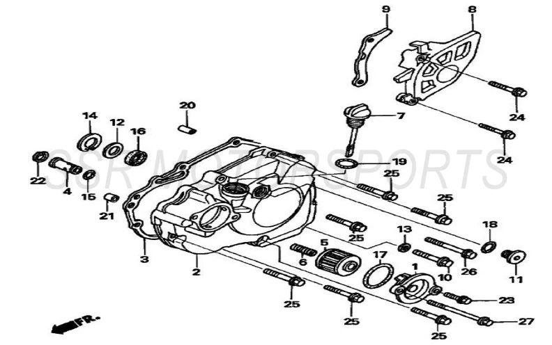 Left Crankcase Cover