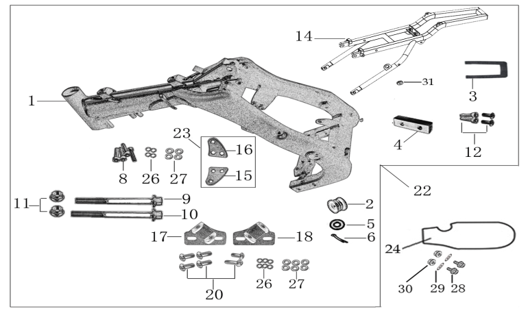 Piranha P140 (Frame) Piranha P140 (Frame)