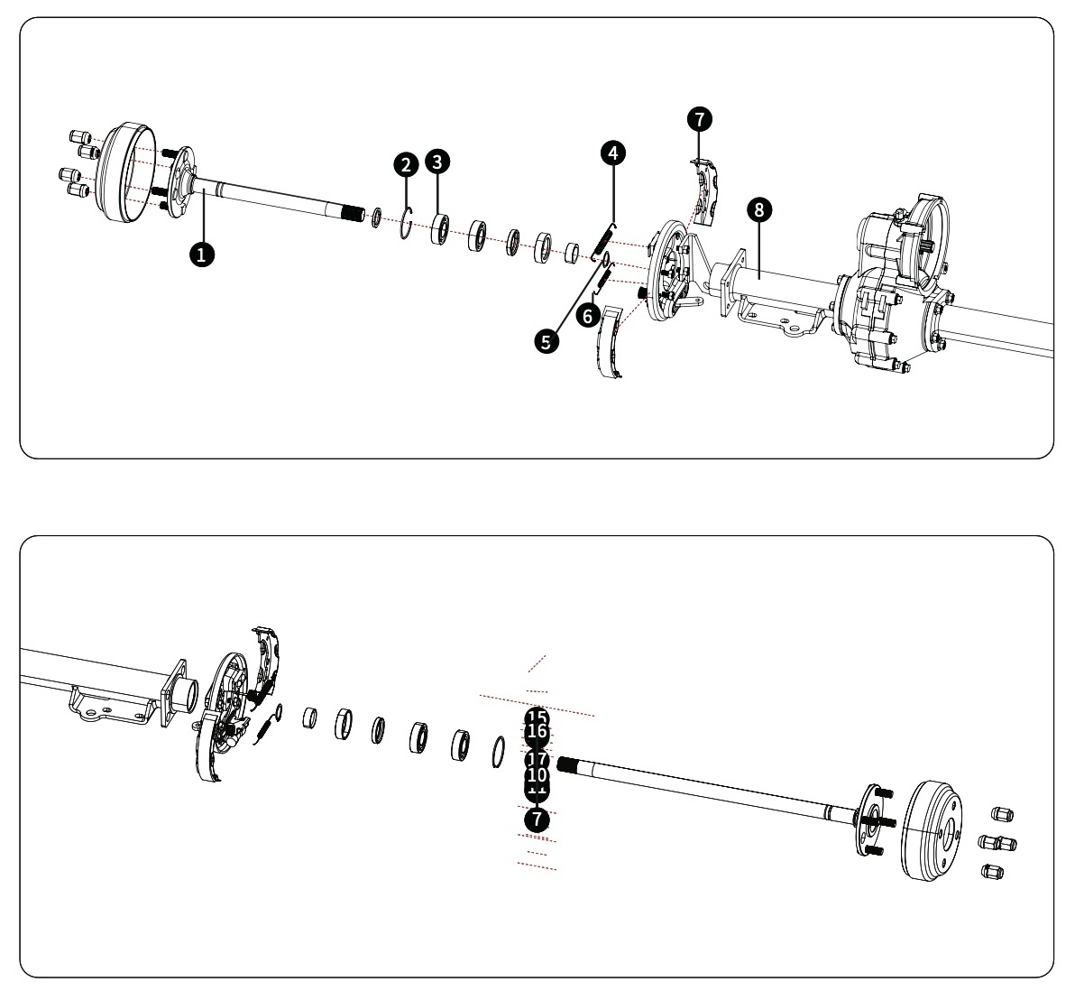 Rear Axle Sub Components