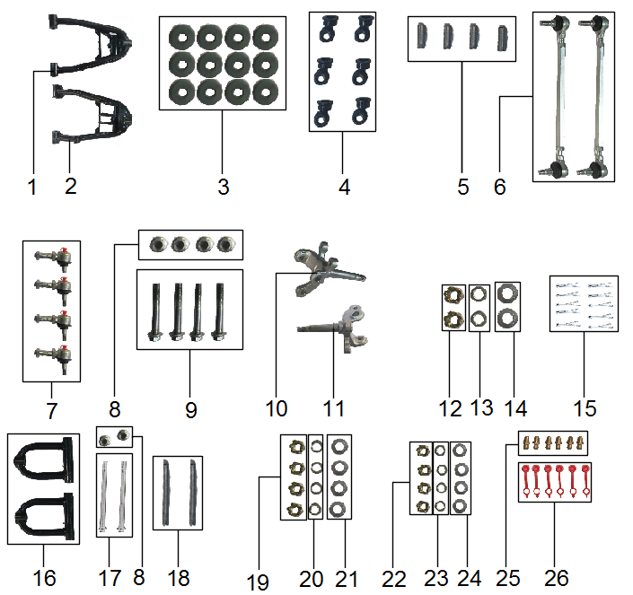 Steering/Suspension Components