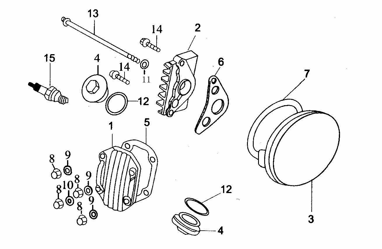 Kayo TS90 Cylinder Head Cover Diagram