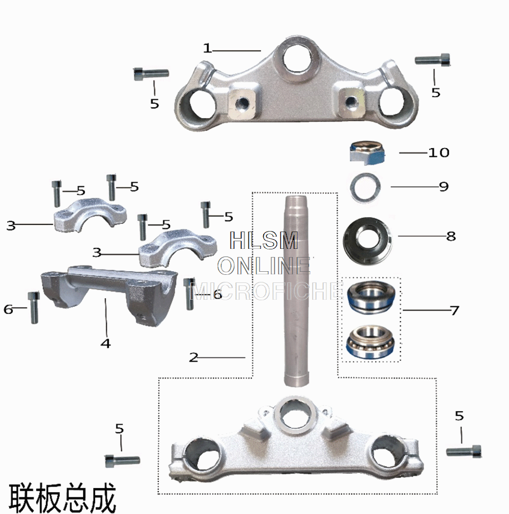 TS90 Clamps & Steering